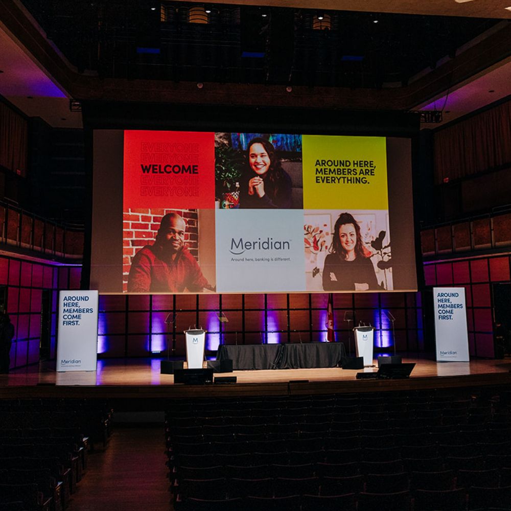 Meridian AGM stage