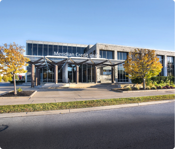 Outside view of the Meridian branch in Virgil Ontario